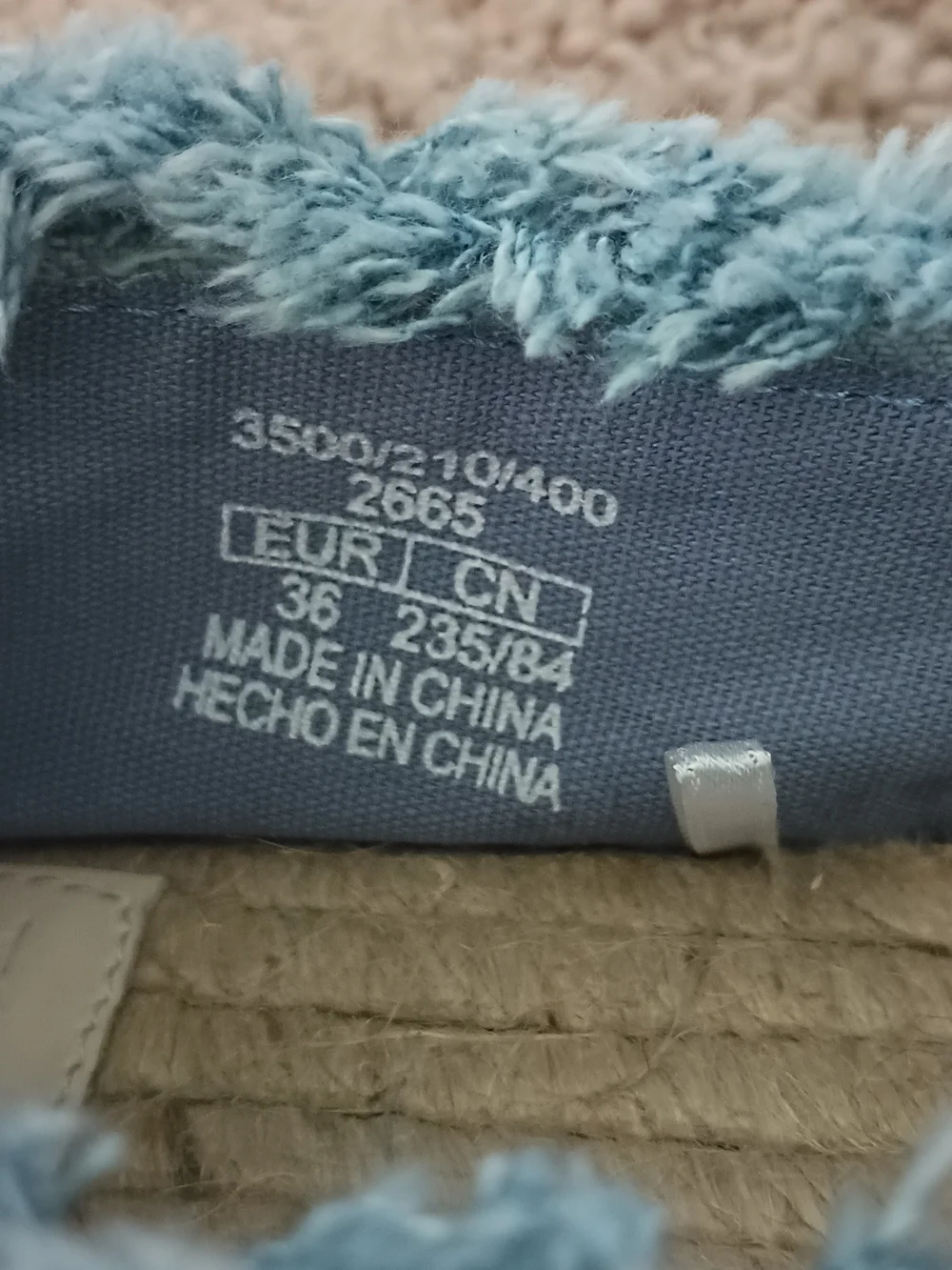 Zara Denim Jeans Espadrilles EUR 36 US 5.5